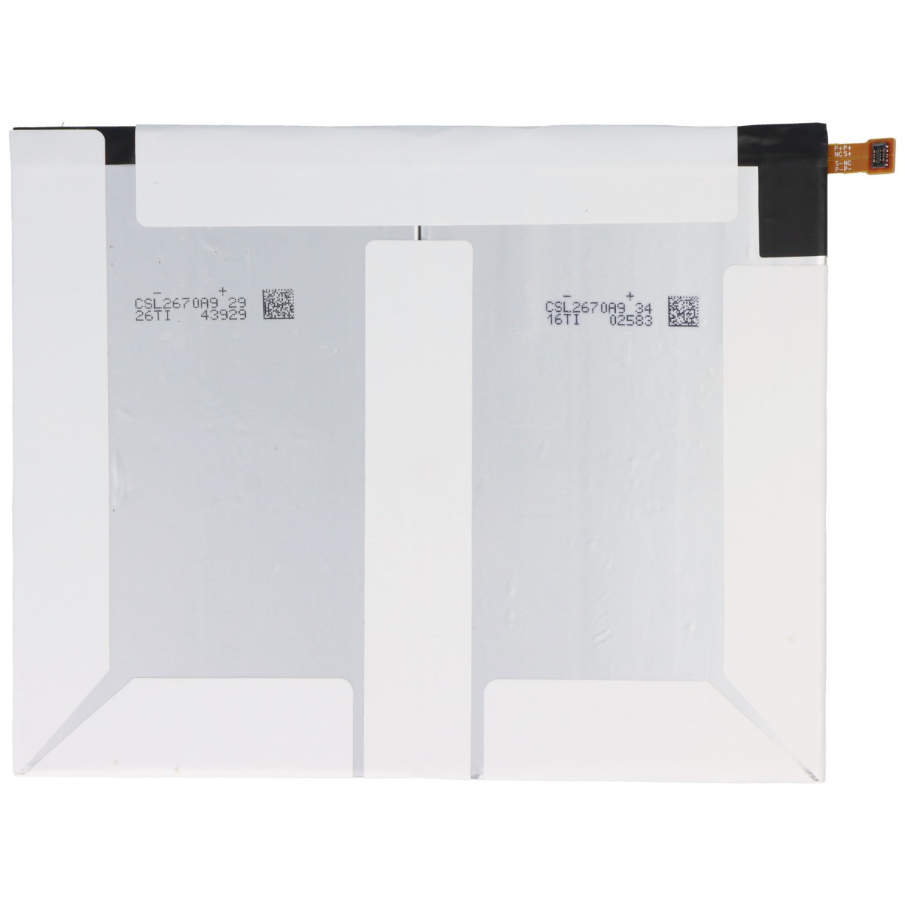 Akku passend für Samsung Galaxy Tab A 10.1 2019, SM-T515, Li-Polymer, 3,8V, 6150mAh, 23,4Wh, built-in, ohne Werkzeug