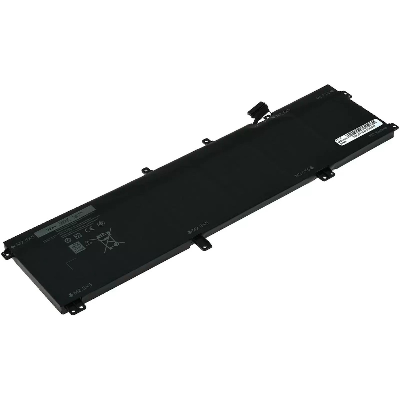 Powerakku für Laptop Dell Precision M3800 / XPS 15 9535 / 9530 / 3930 / Typ 245RR / 7D1WJ / 0H76MY - 10,8V - 8400 mAh