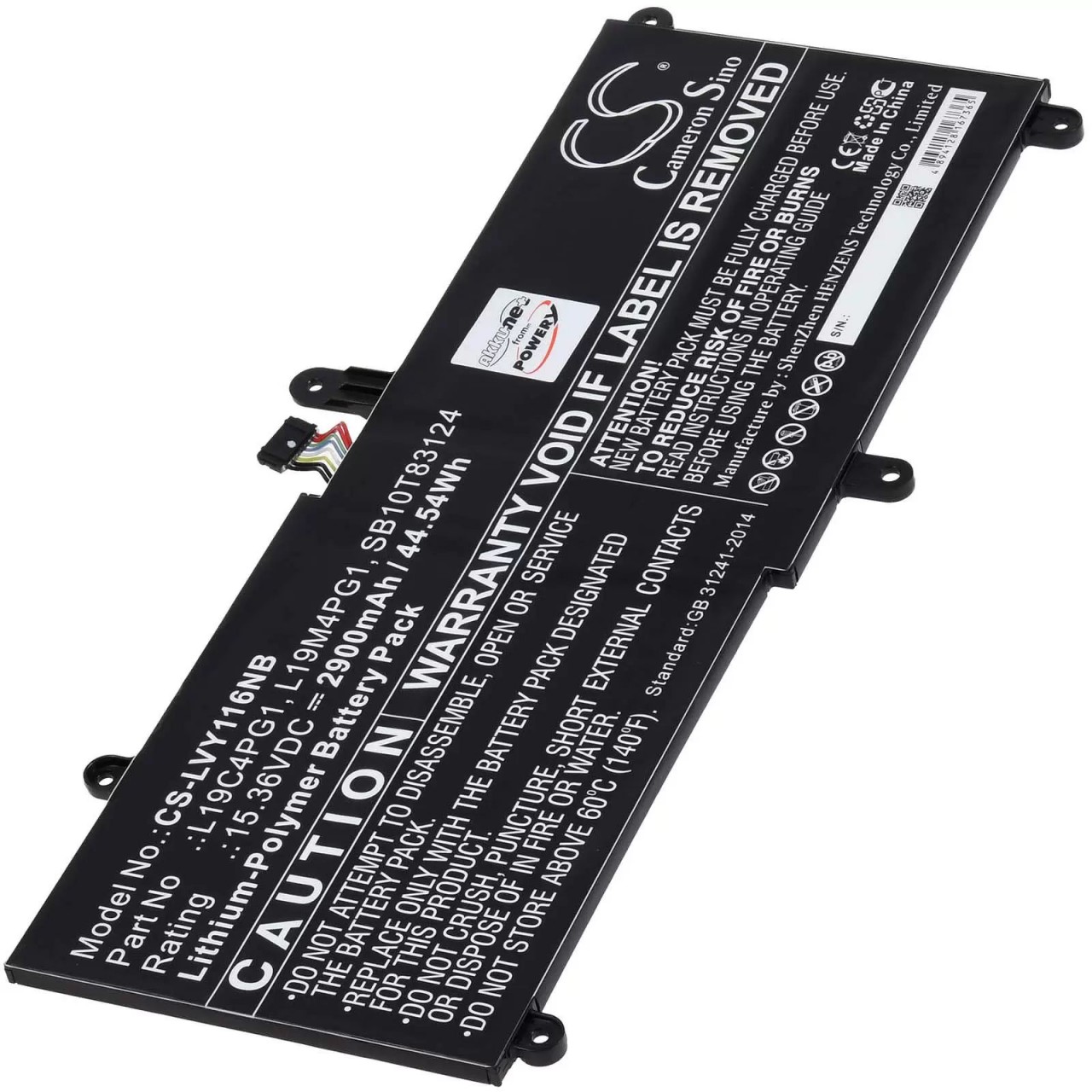 Akku passend für Laptop Lenovo ThinkPad Yoga 11e Gen 6, Typ L19M4PG1 - 15,36V - 2900 mAh