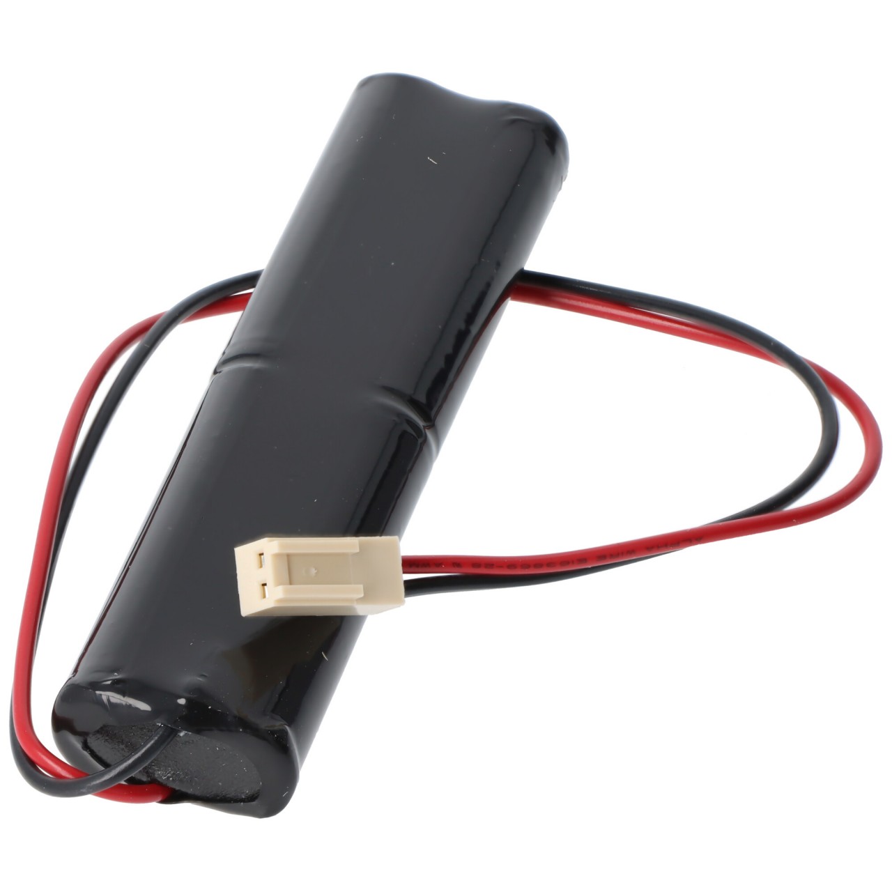 Notleuchtenakku NiMH 4,8V 900mAh, AAA, Doppel-Säule S2x2, mit Kabel und Stecker BKL 72630, Molex 2510, Maße 90 x 11 x 22mm