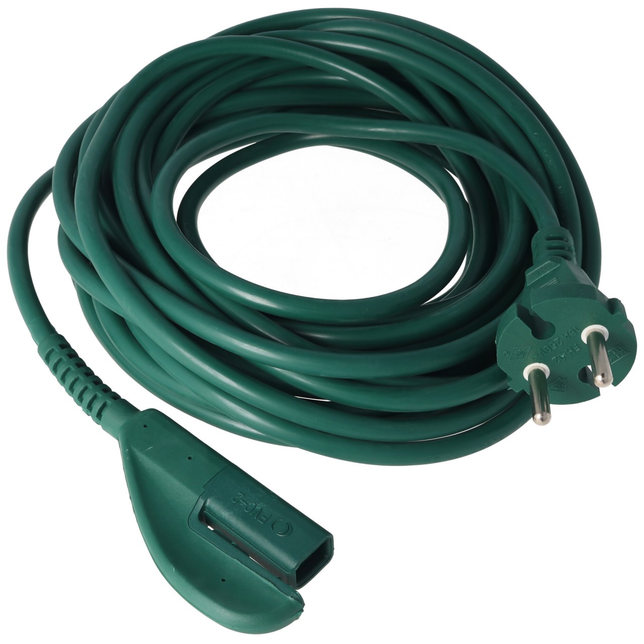 Stromkabel für Vorwerk Kobold 135/136, 10m, dunkelgrün