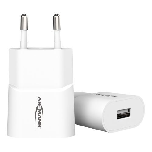 Ansmann USB-Ladegerät HC105, 5W, ideal für Smartphone und Tablet, weiß