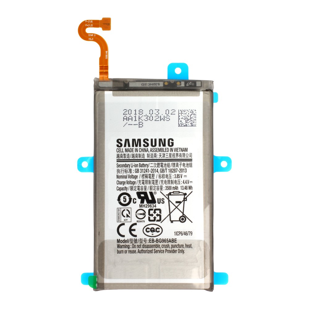 Original Samsung Akku für Galaxy S9+ SM-G965F, S9 Duos, wie EB-BG965ABE, GH82-15960A
