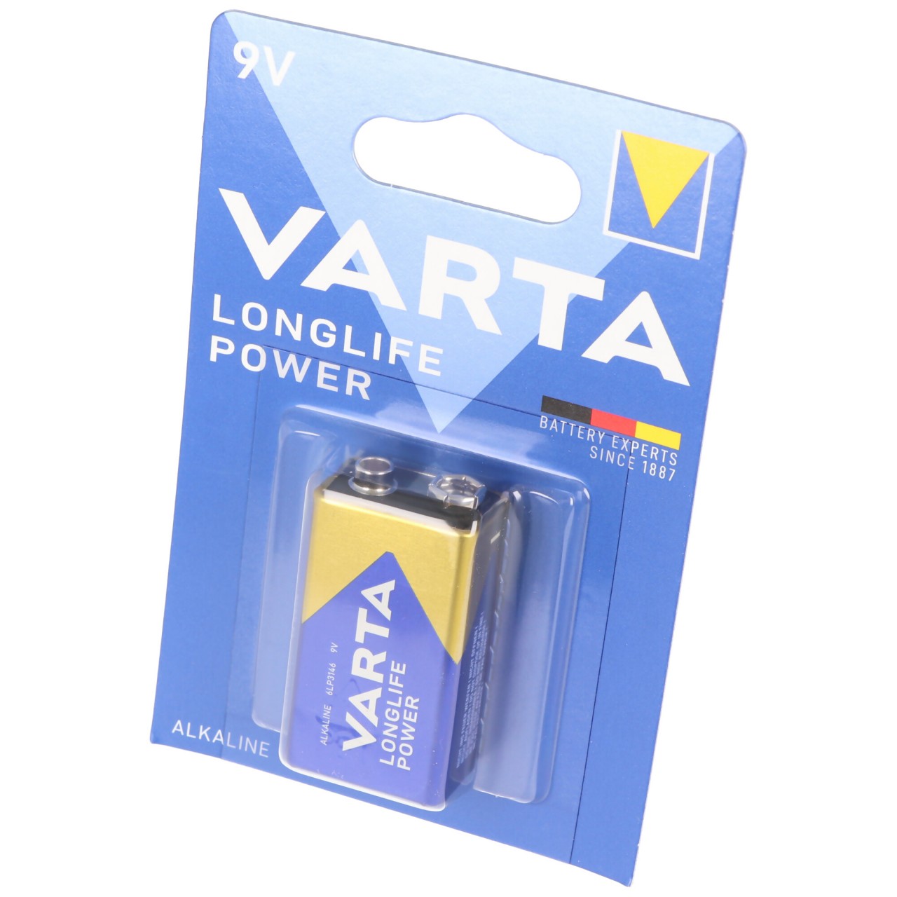 Varta 9V E-Block Batterie 4922 Longlife Power (ehem. High Energy) 1-er Blister 10er Packung