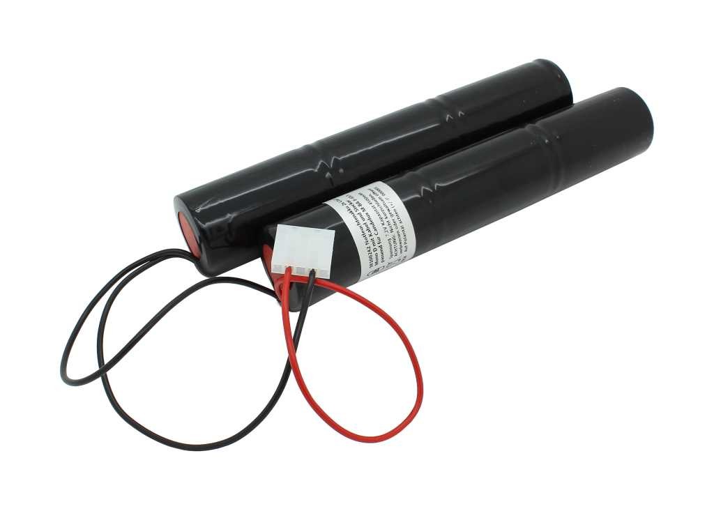 Notleuchtenakku NiCd 7,2V 4500mAh 2x L1x3 Mono D mit 200mm Kabel 0,75mm² passend für Candelux M-BA 8-65.3