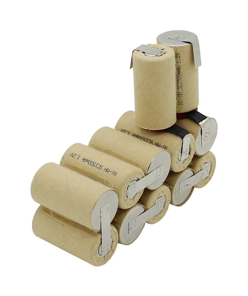 Einsatz für Werkzeugakku NiMH 14,4V 1,5Ah zum Selbsteinbau passend für Alpha-Tools AccuPack ASE 14,4