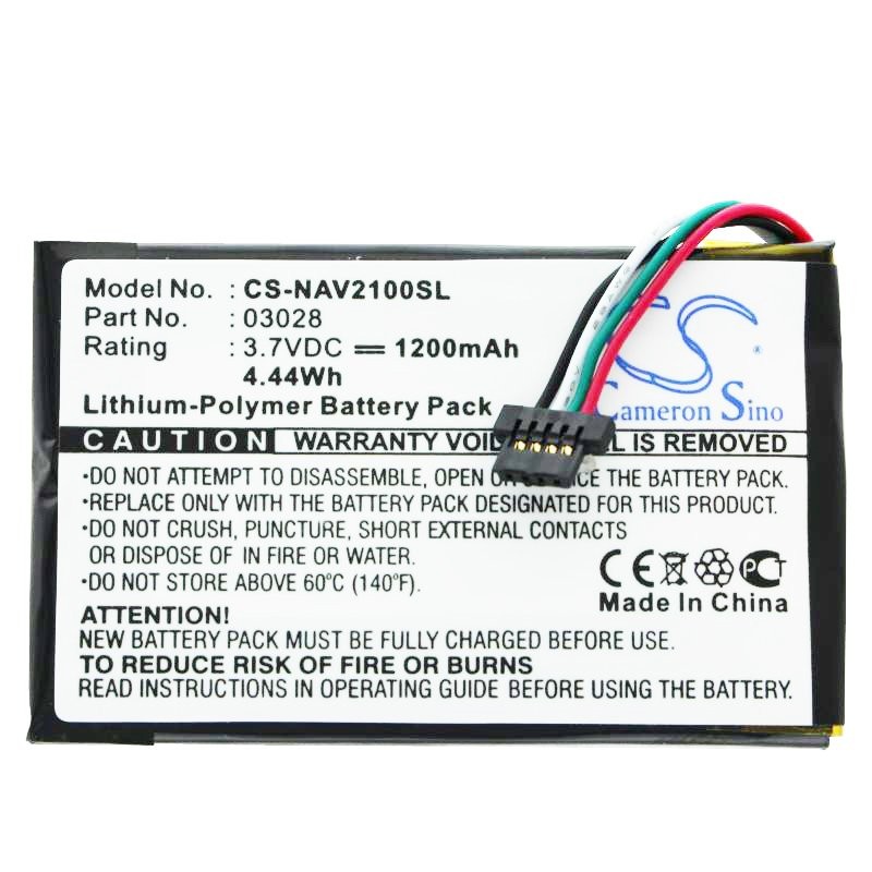 Akku passend für Navigon 2100 Max, 2110 Max, 2120, 2120 Max