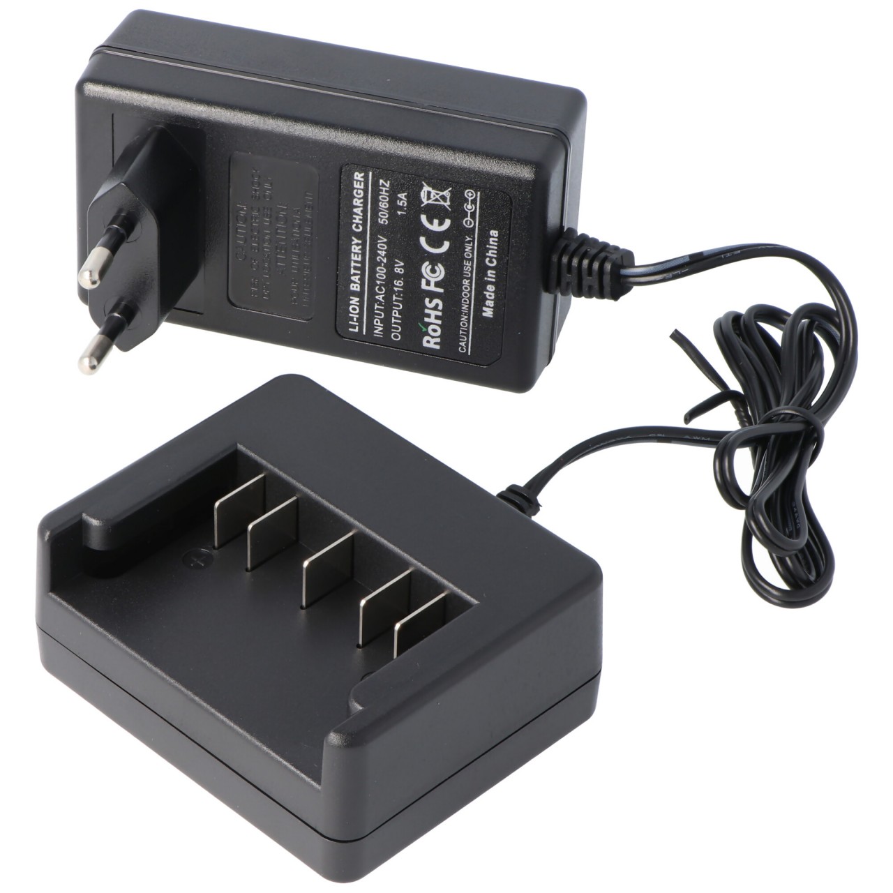 Ladegerät passend für Bosch Li-Ion Professional 14,4 Volt Akku, 2607336078, Bosch GSR 14.4 V-EC Professional, Bosch GBH 14,4 V-LI, Ladestrom 1500 mA