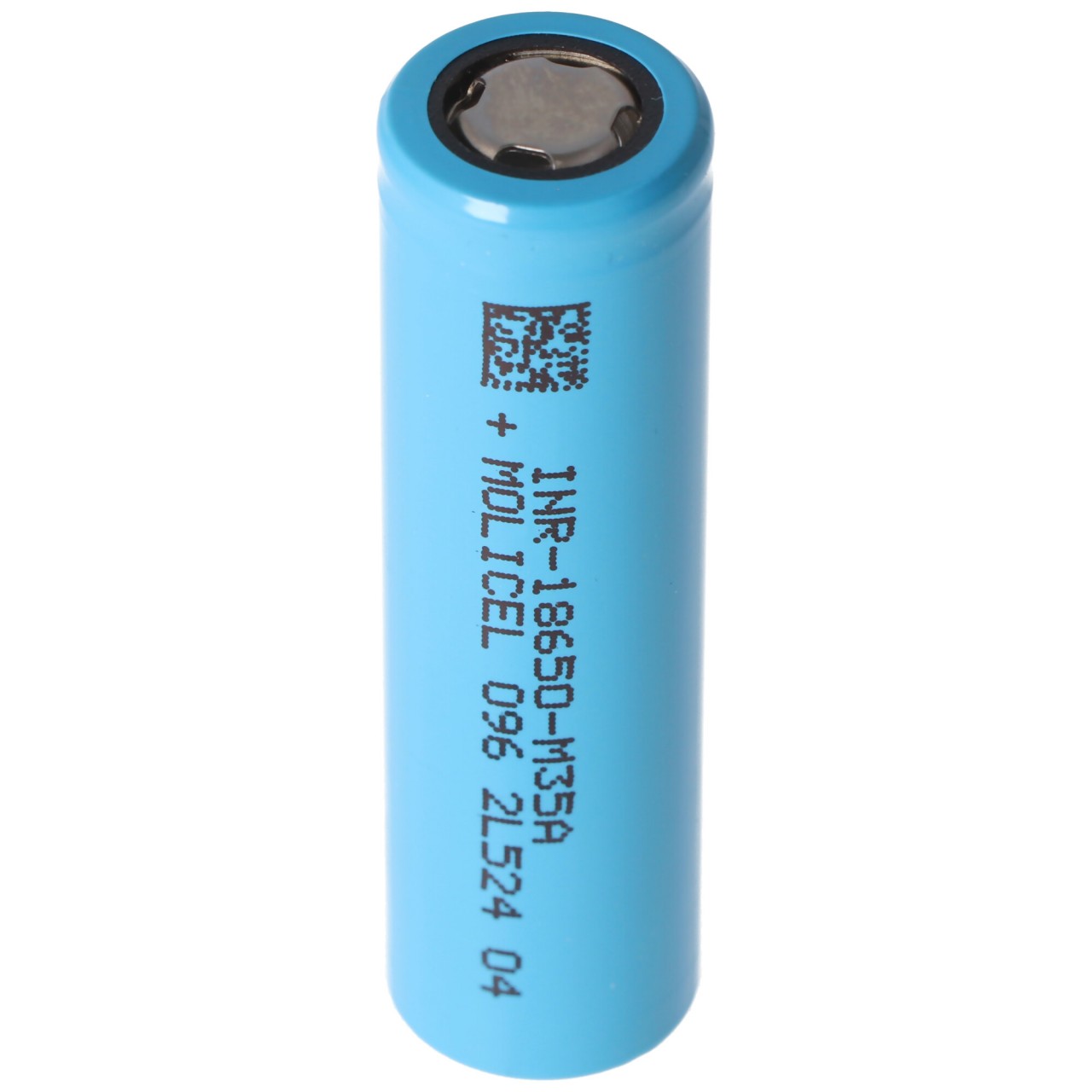 Molicel INR18650-M35A 3500mAh 10A Li-Ionen-Akku, 3,6V - 3,7V ungeschützt, flat top, Abmessungen 65x18,45mm