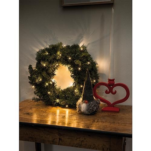 Micro LED-Lichterkette 20 flg. ww, grünes Kabel 6351-120