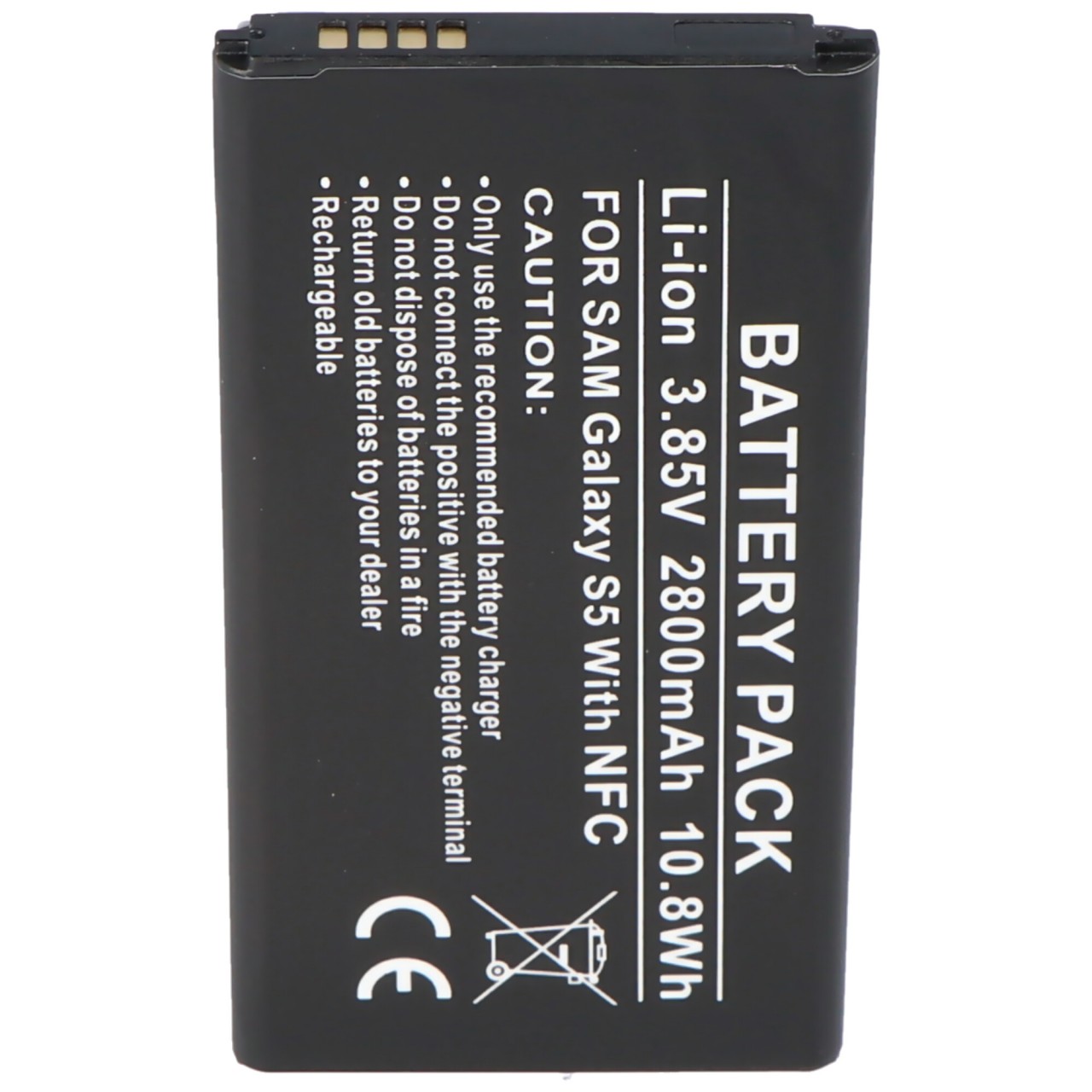 Samsung Galaxy S5 Akku als Nachbauaku von AccuCell mit 2800mAh mit NFC