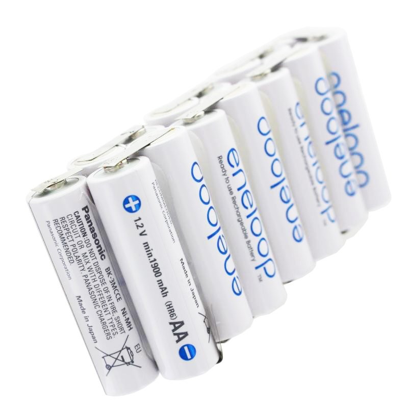 Akku zum Selbsteinbau passend für Gardena 8834-20 mit 18Volt NiMH, 2000mAh, Panasonic eneloop Standard Zellen