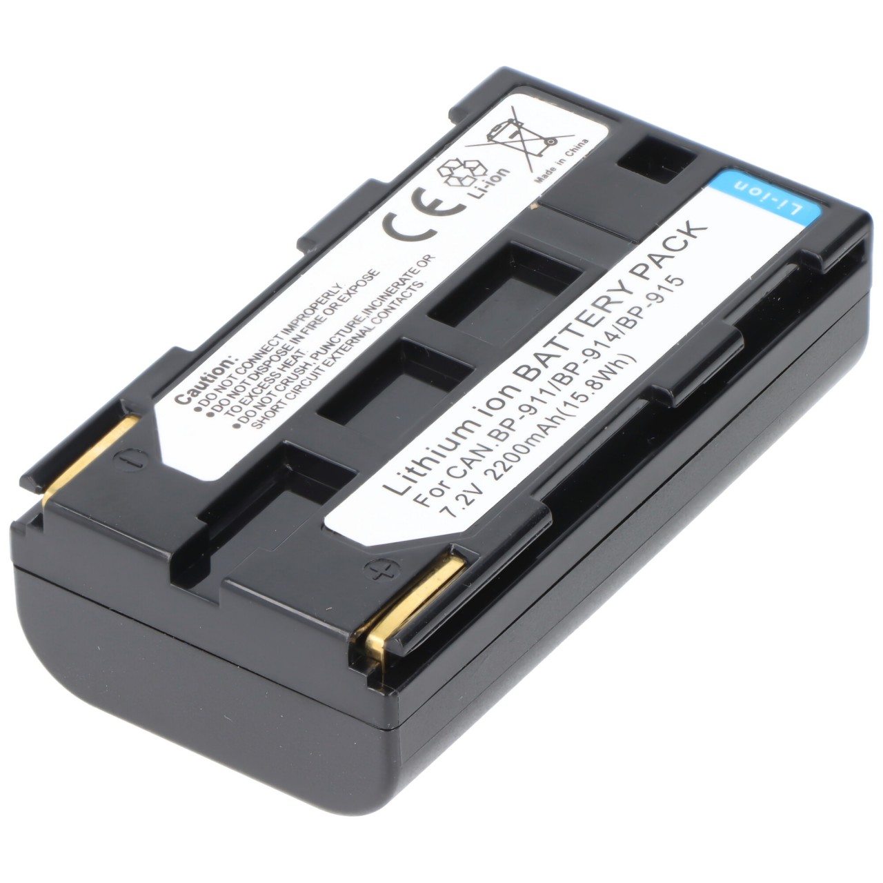 Akku passend für Canon BP-911 Akku BP-912, BP-914, BP-915, Riegl FG21 7,2V-7,4V 2200mAh 15,8Wh