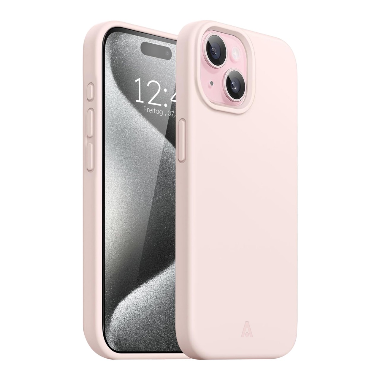 alkaya. LUCID MagSafe kompatible Silikon Schutzhülle für iPhone 14 Plus, Pink