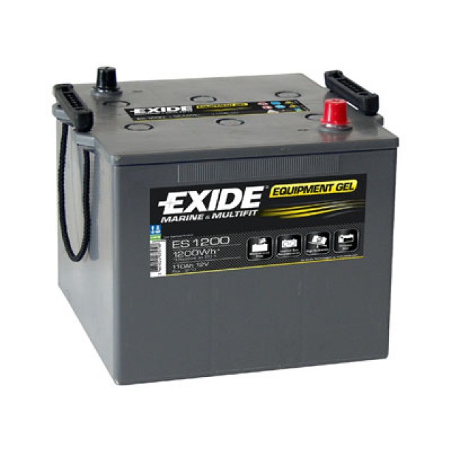 Exide Equipment Gel ES 1200 (G110) Blei Akku mit A-Pol 12V, 110000mAh