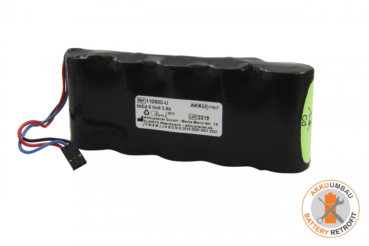 NC Akkuumbau passend für BCI (Biochem) MiniTORR Plus - 6004-506