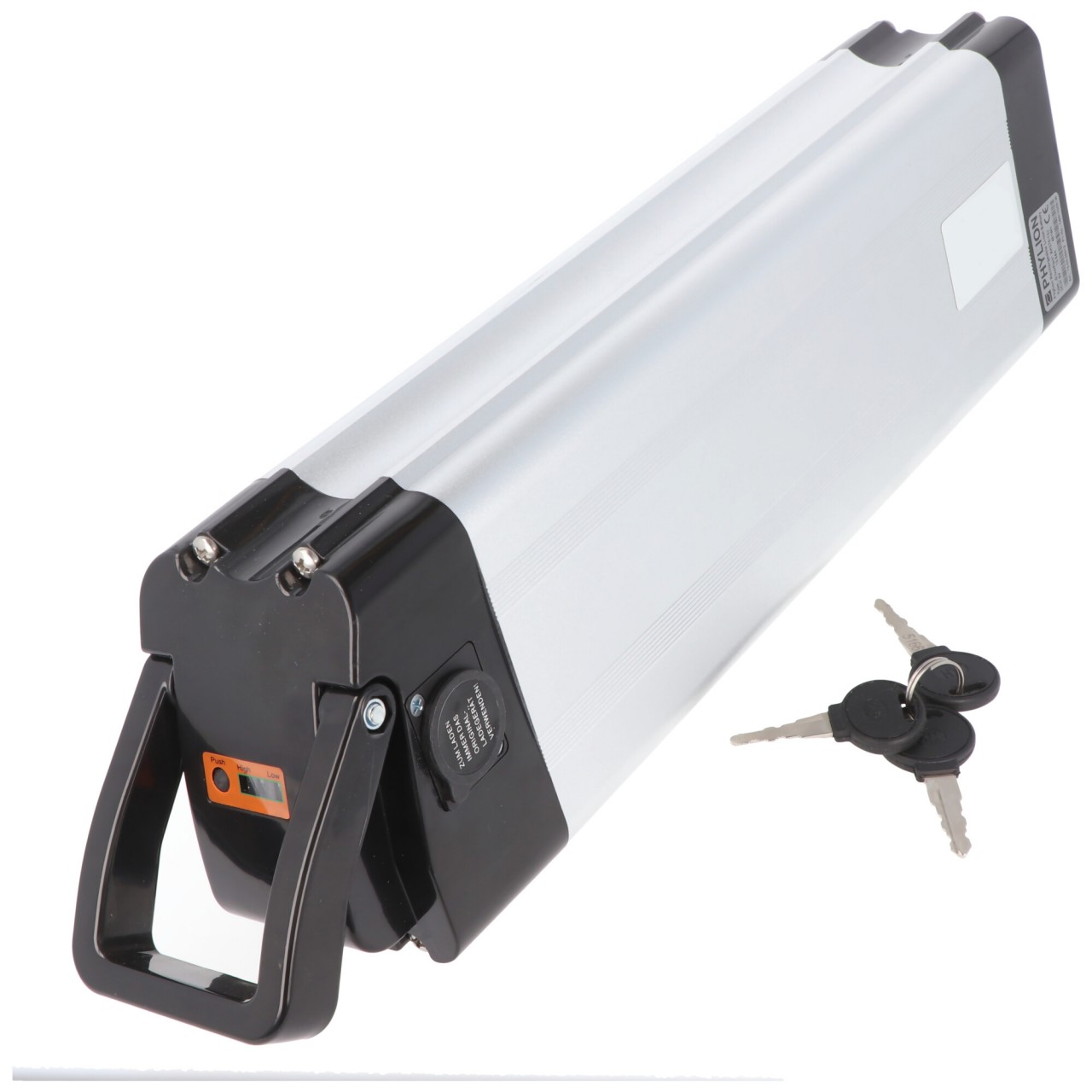 Phylion XH370-10J e-bike Akku 36/37V 12Ah 432Wh Silber Fish