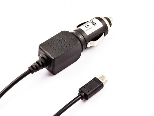 Kfz-Ladegerät, Autoladegerät für Smartphones, PDAs mit Mini-USB, 1000mA