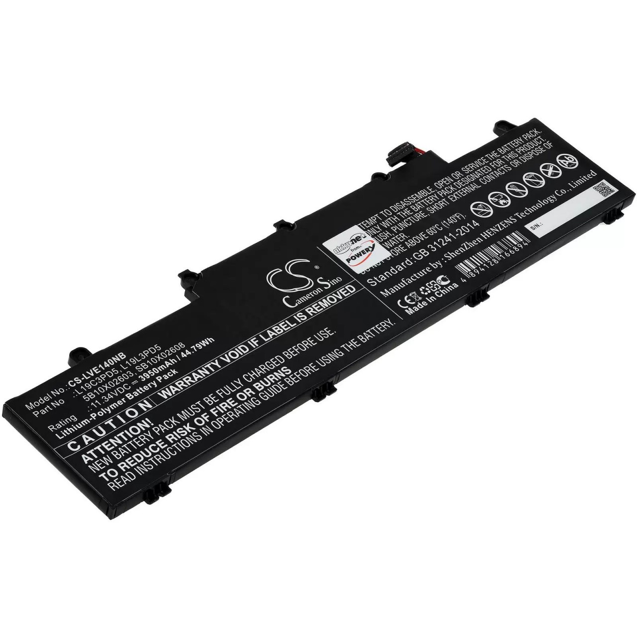 Akku passend für Laptop Lenovo ThinkPad E14 Gen.2, Typ L19L3PD5 - 11,1V - 4050 mAh