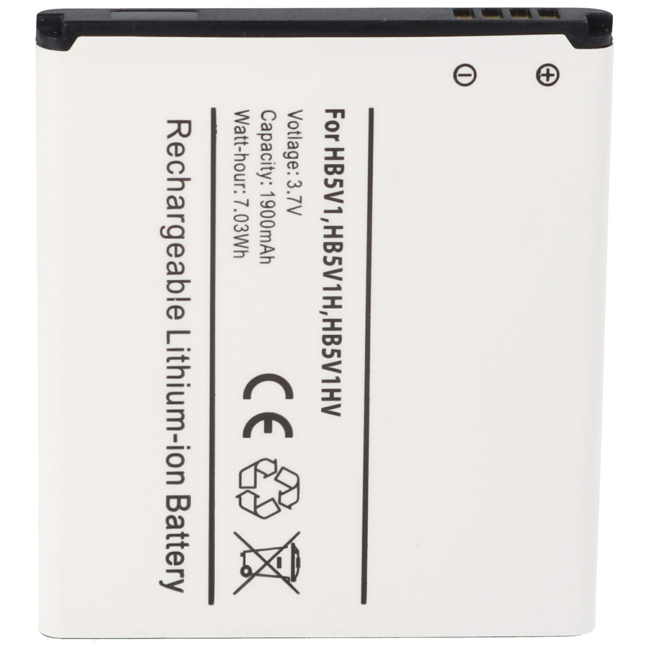 Akku passend für Huawei Ascend T8833, U8833, W1, Y300, Y360, Y500 mit 1800mAh