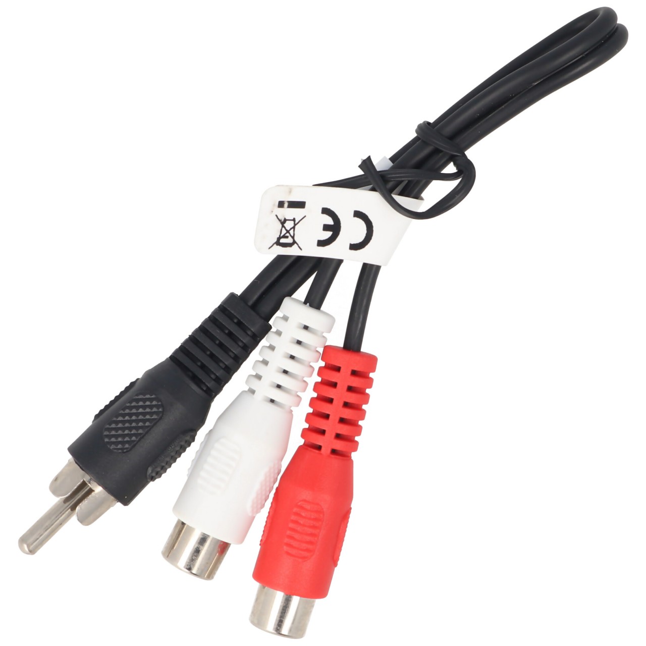 Audio-Video-Kabel 0,2 m 1 x Cinch-Stecker  src=