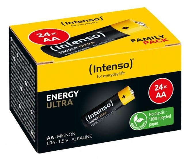 Energy Ultra, Batterie Alkaline, Mignon, AA, LR06, 1.5Volt (24er Pack)