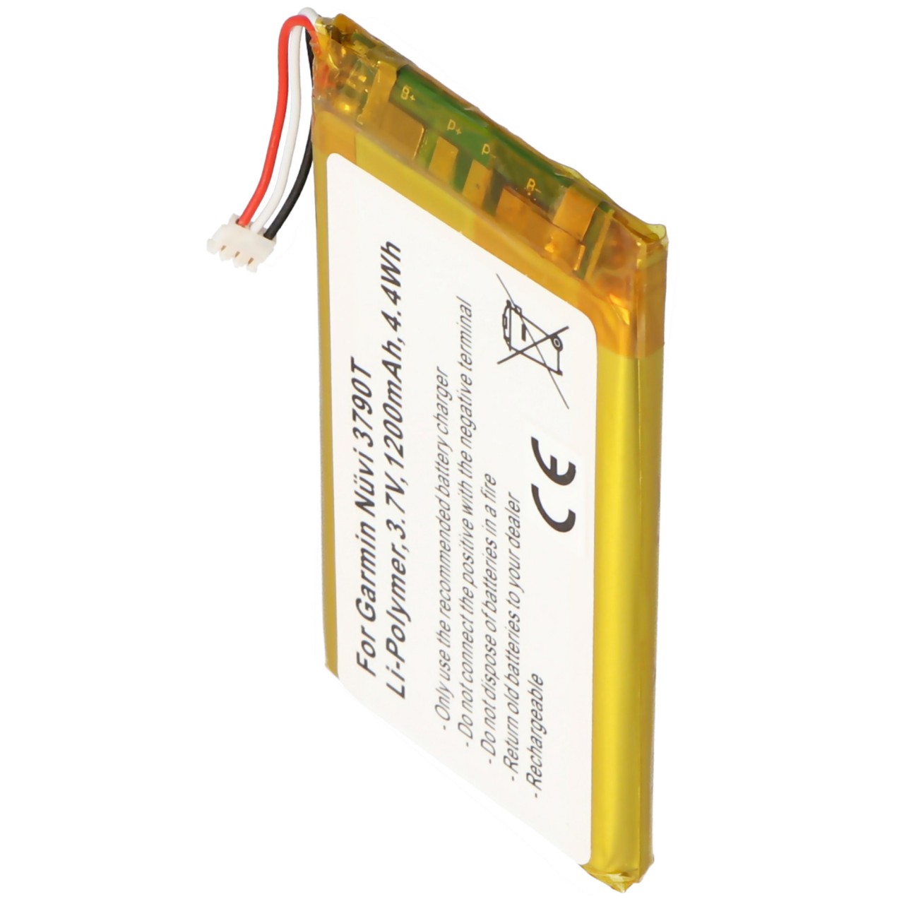 AccuCell Akku passend für den Garmin Nuvi 3700 Akku 361-00046-02, 361-00064-02