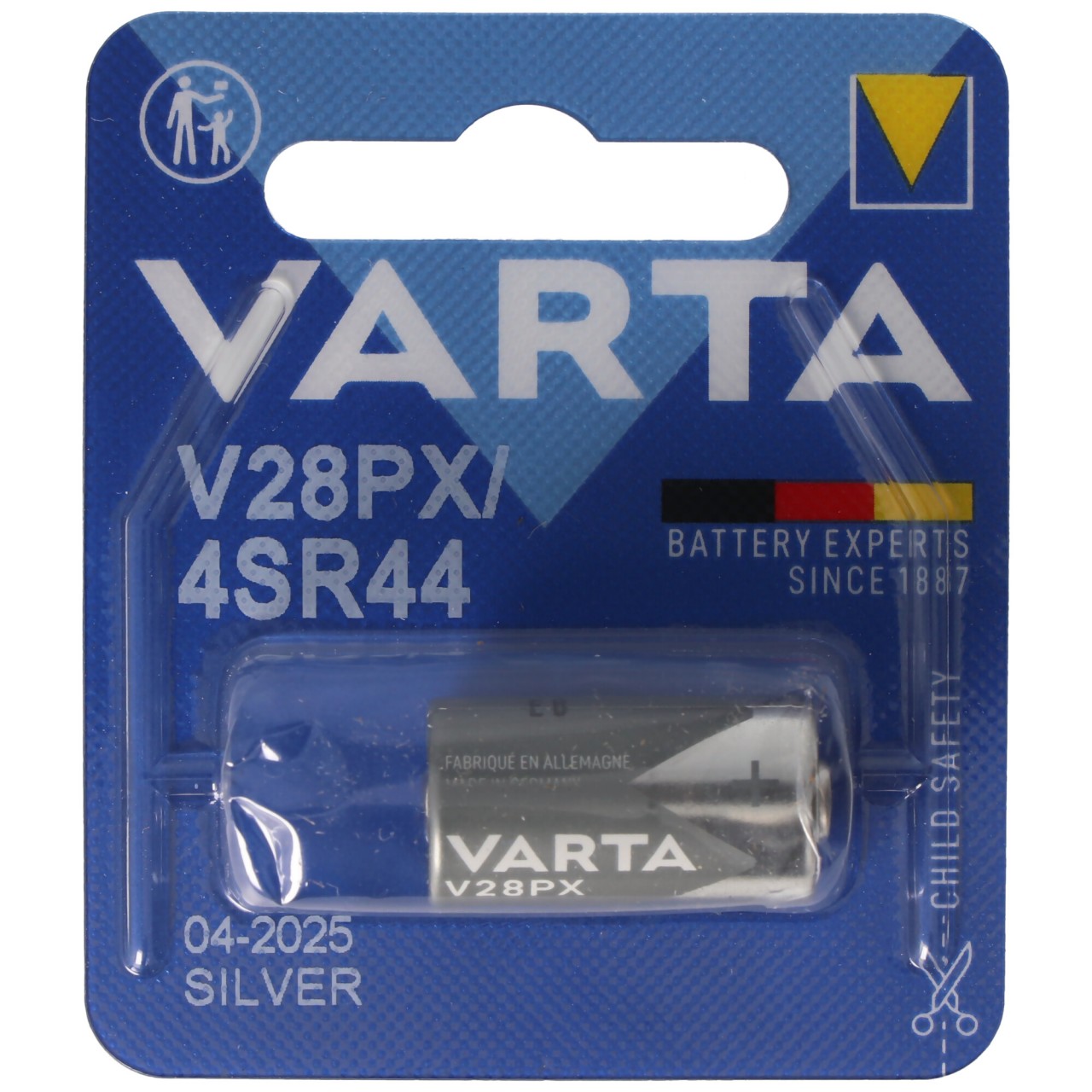 Varta V28PX, 4SR44 Photo-Batterie, Duracell PX28, GP476