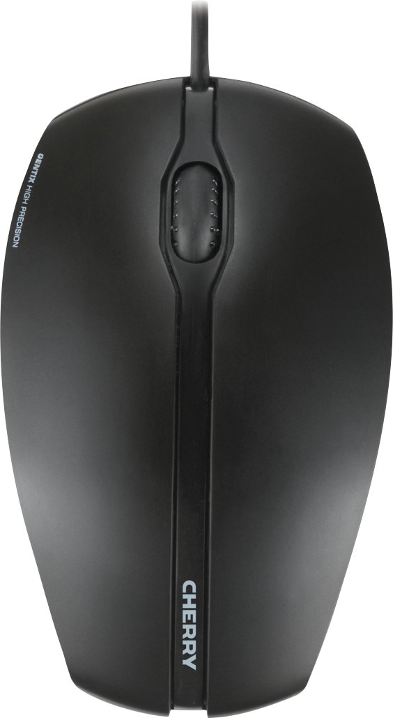 Cherry Maus GENTIX Corded, USB, schwarz Optisch, 1000 dpi, 3 Tasten, Retail