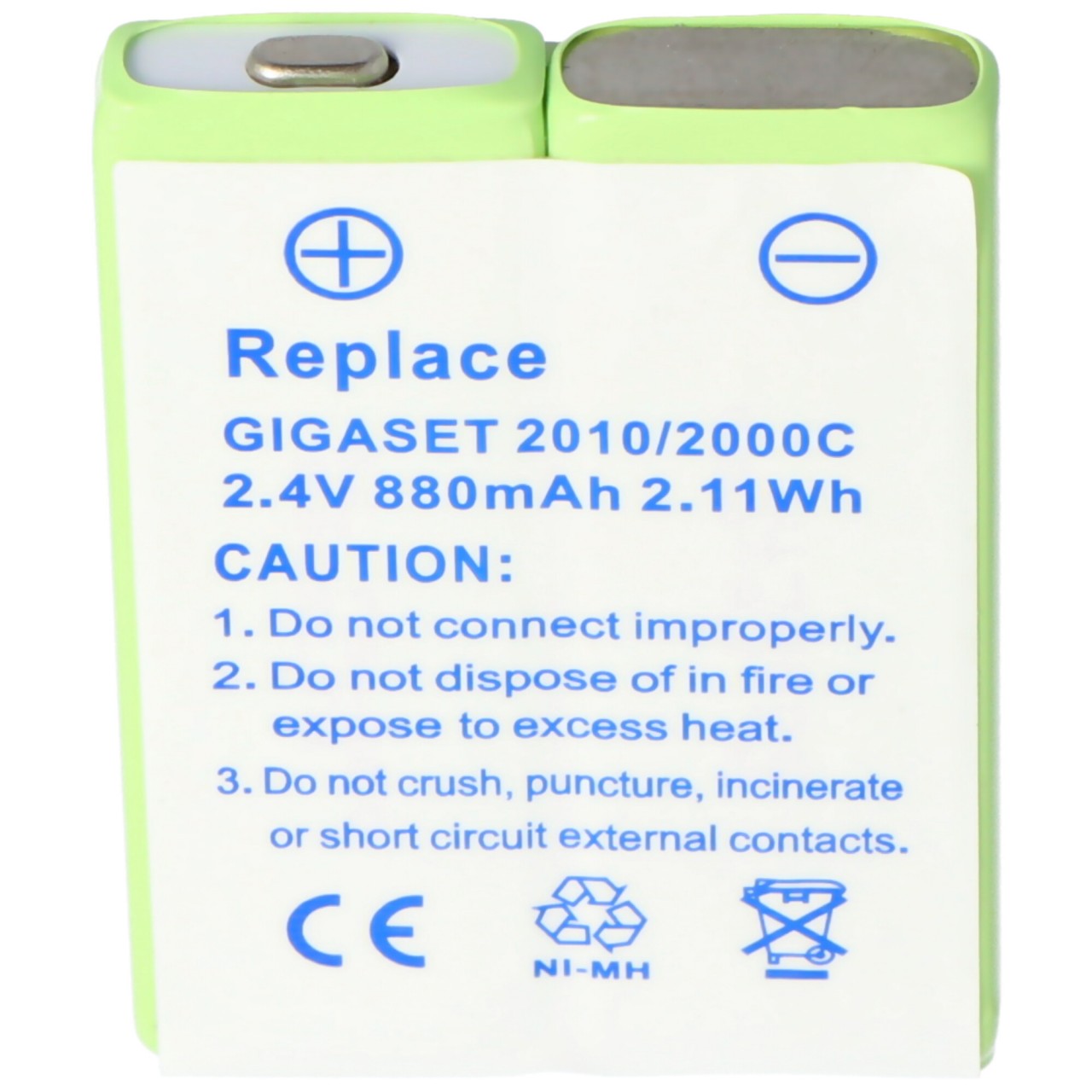 Akku passend für das Telefon Siemens GIGASET 3010 POCKET, DETEWE OPEN PHONE 21