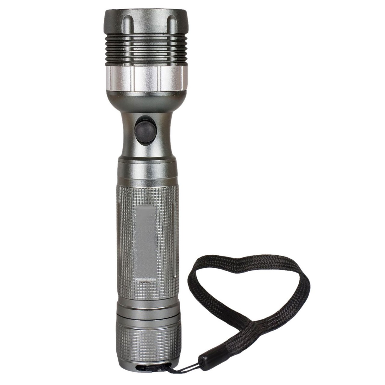 3 Watt LED Zoom Aluminium Taschenlampe max. 170 Lumen, inklusive Batterien, Zoomfunktion, Fokussier-Rad