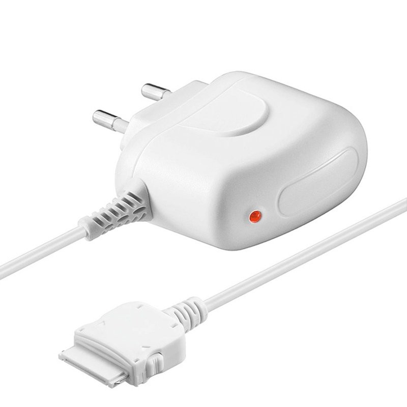 Ladegerät passend für das Apple iPad, Apple iPod 2, Apple iPod 3, Apple iPhone 4 in weiß
