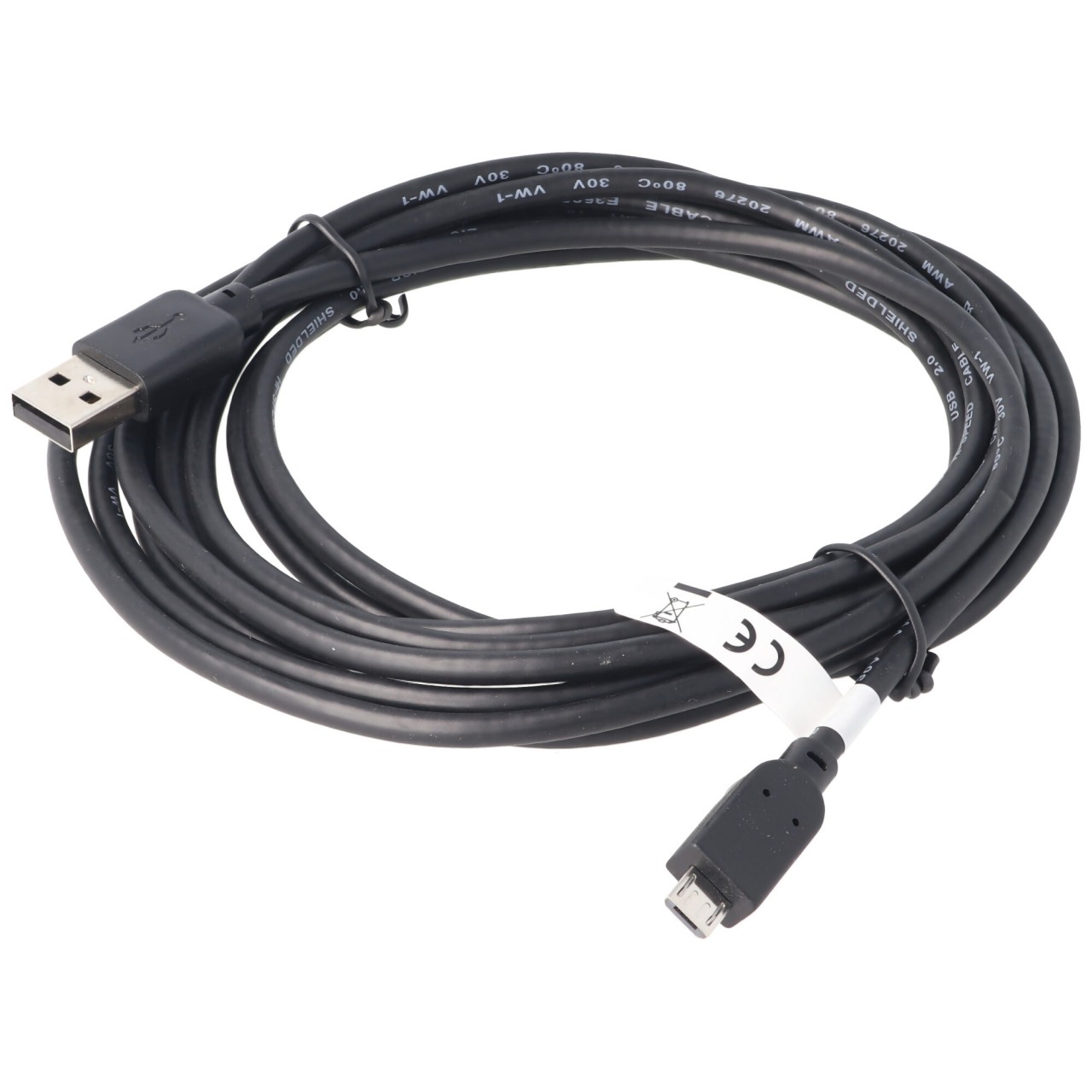 USB 2.0 Hi-Speed Kabel 300cm A Stecker zu USB Micro B Stecker