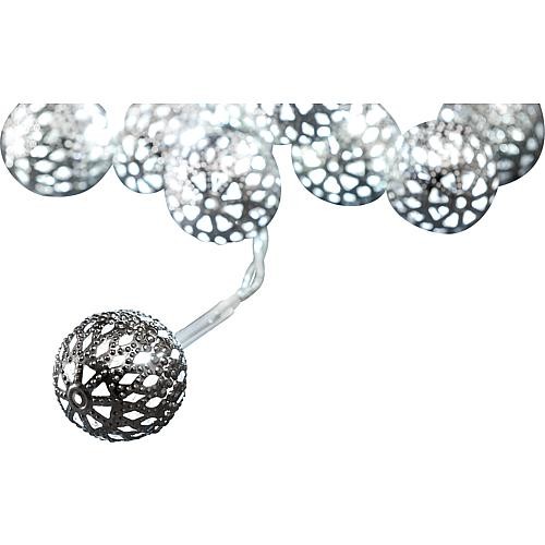 LED Dekolichterkette Metallbälle 10 LED 3188-303