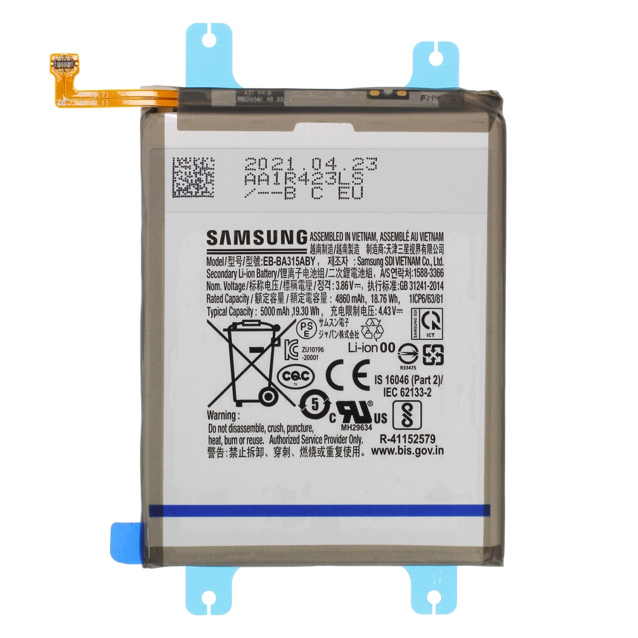 Original Samsung Galaxy A22 A225F / A31 A315F / A32 A325F Akku EB-BA315ABY