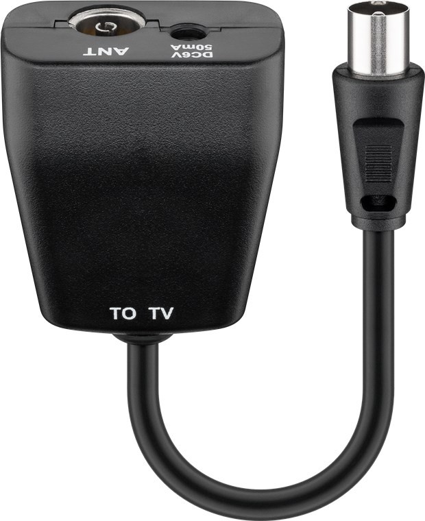 Goobay DC-Einspeiseweiche mit Netzteil - Spannungseinspeiseadapter inkl. Netzteil