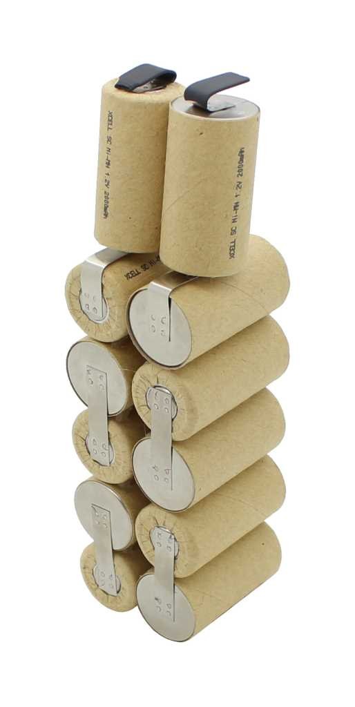 Einsatz für Werkzeugakku NiMH 14,4V 1,5Ah zum Selbsteinbau passend für Viking TA400 Rasentrimmer, Akku 62354306800