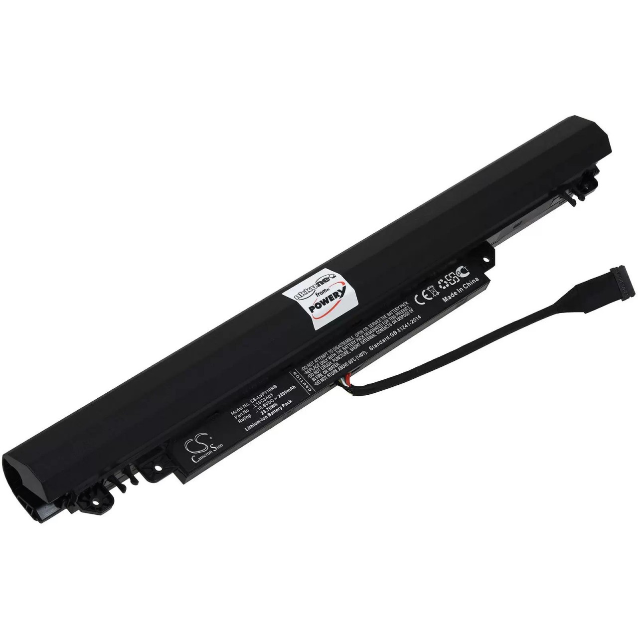 Akku für Laptop Lenovo IdeaPad 110-15ACL 80TJ0060CK, IdeaPad 110-14IBR 80T6000VPH, Typ L15C3A03 - 10,8V - 2200 mAh
