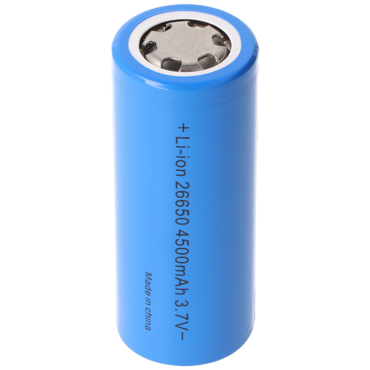 4500mAh Li-ion Akku 26650A  3,6V, 3,7V, max. 15A Entladestrom, 26,5x65,2mm