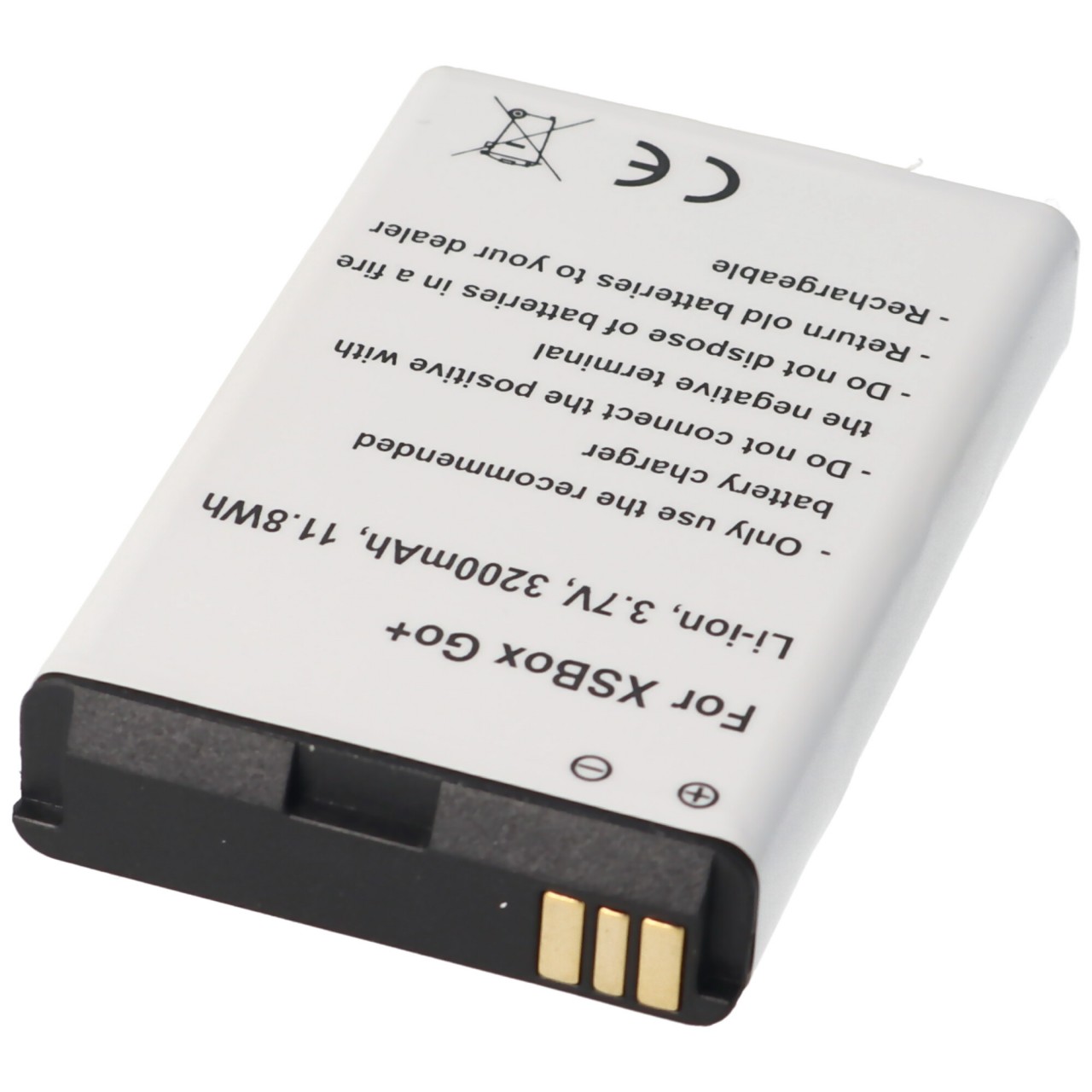 Akku passend für WLAN Hotspot 4G Systems XSBox GO+, Li-Ion, 3,7V, 3200mAh, 11,8Wh