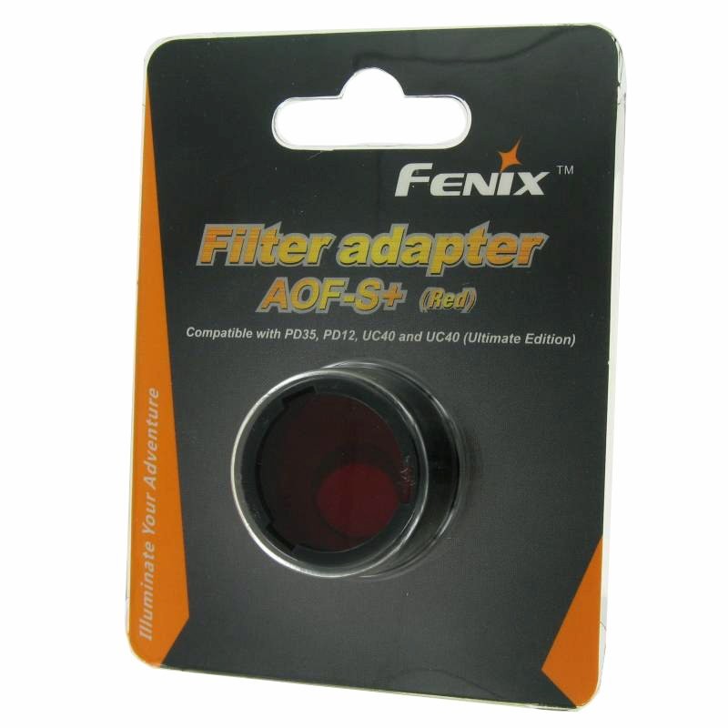 Rot Filter für Fenix Taschenlampe E35UE, PD35, PD12, UC35, UC40, HP01