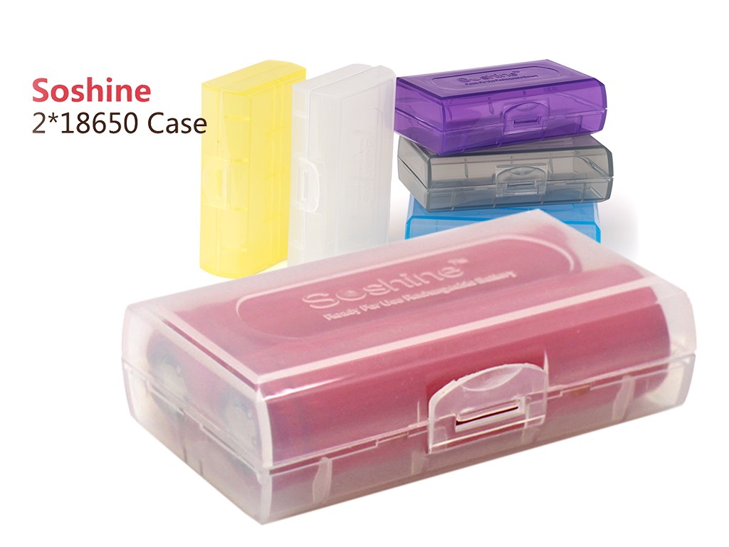 Soshine Box für 2x 18650 oder 4x 16340/RCR123