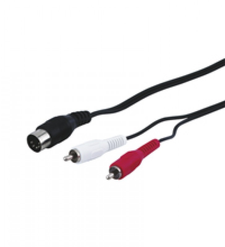 Audio-Video-Kabel 1,5 m 5-polig DIN-Stecker  src=