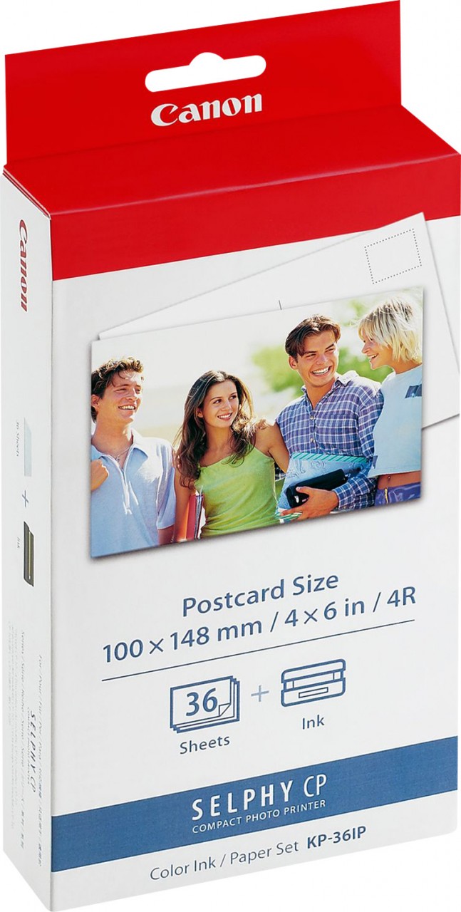 Canon Tintenpatronen Value-Pack KP-36IP color inkl. 36 Blatt Fotopapier 10x14,8cm