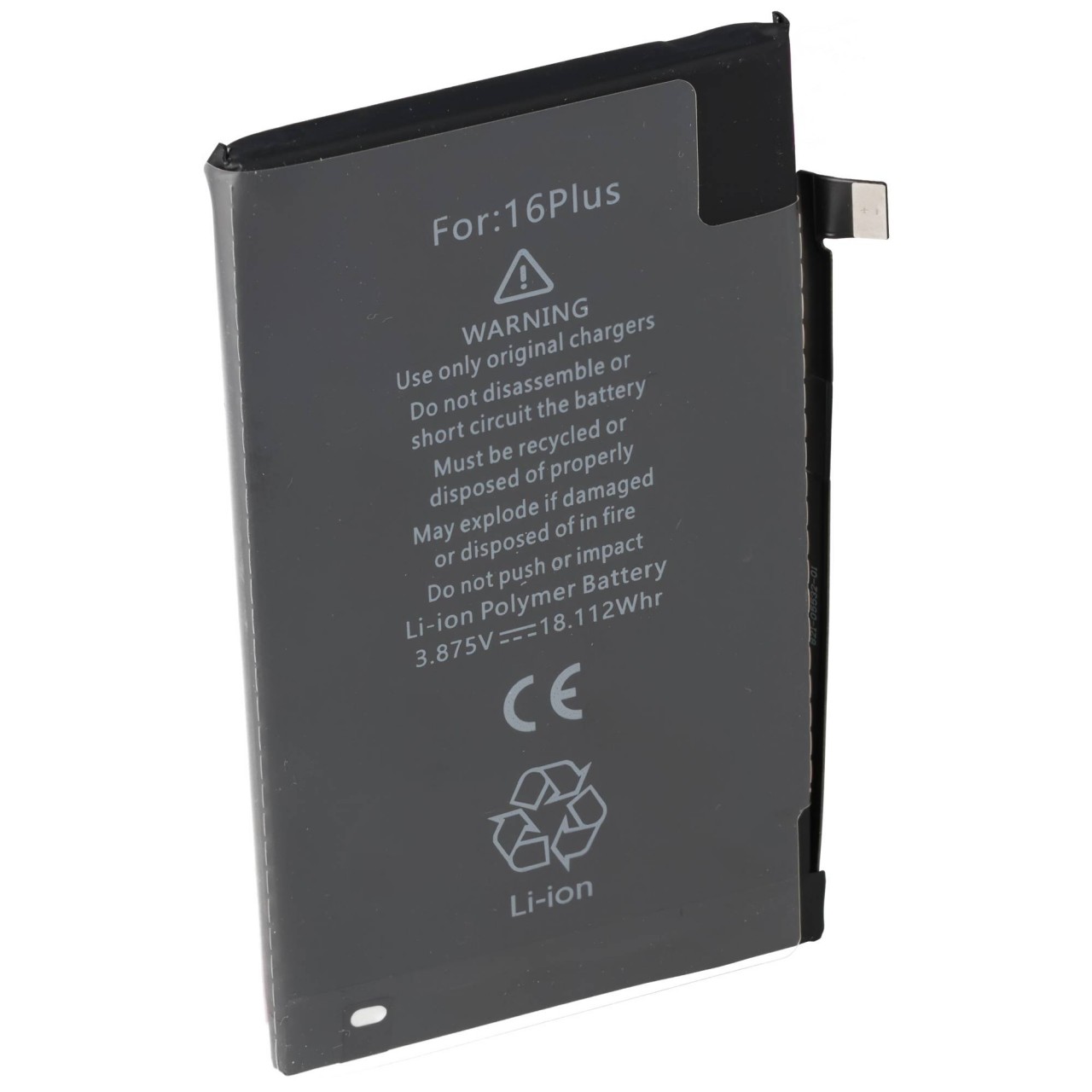 Akku passend für Apple iPhone 16 Plus Li-Polymer 3,87V 4674mAh 18,11Wh