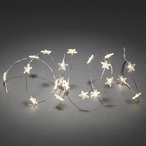 LED Dekolichterkette Sterne 40 LED warmw. 3139-103