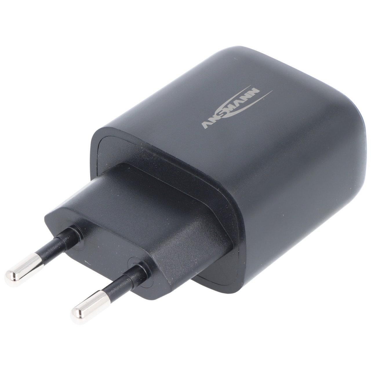 Ansmann USB-Ladegerät HC218PD, USB-A und USB-C Ladeport, 20W, schwarz