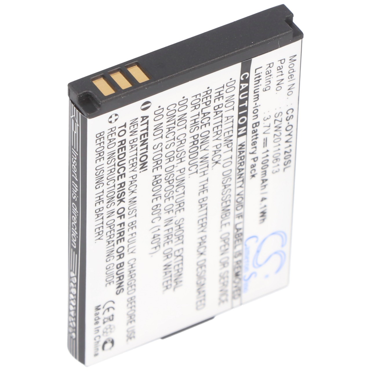 Olympia Viva Plus 2148 Handy Nachbau Akku SZW20110613 55,5 x 38,0 x 6,4mm