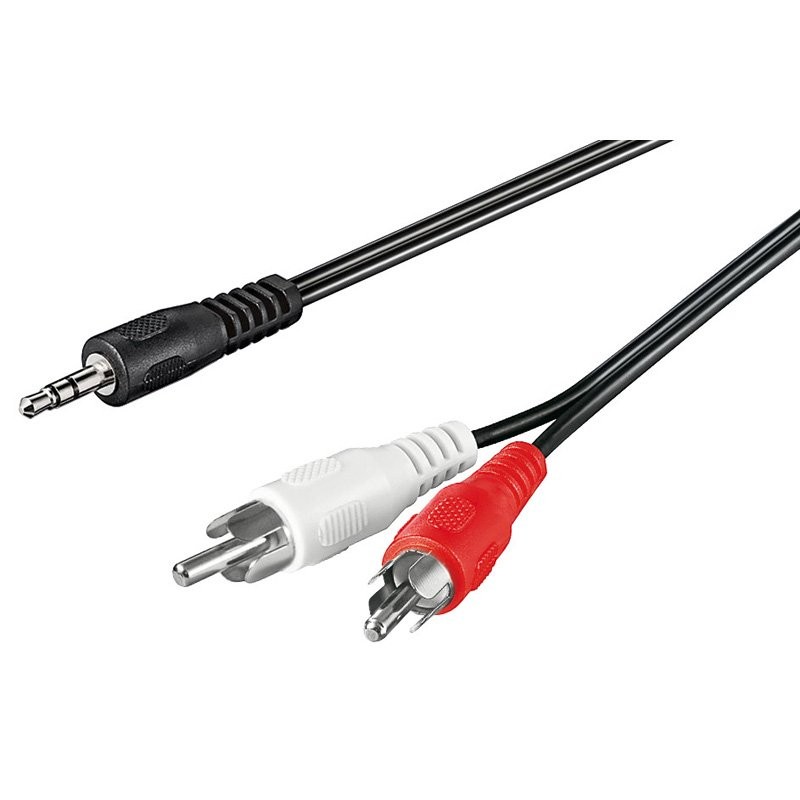 Audio-Video-Kabel 1,5 m 3,5 mm stereo Stecker  src=