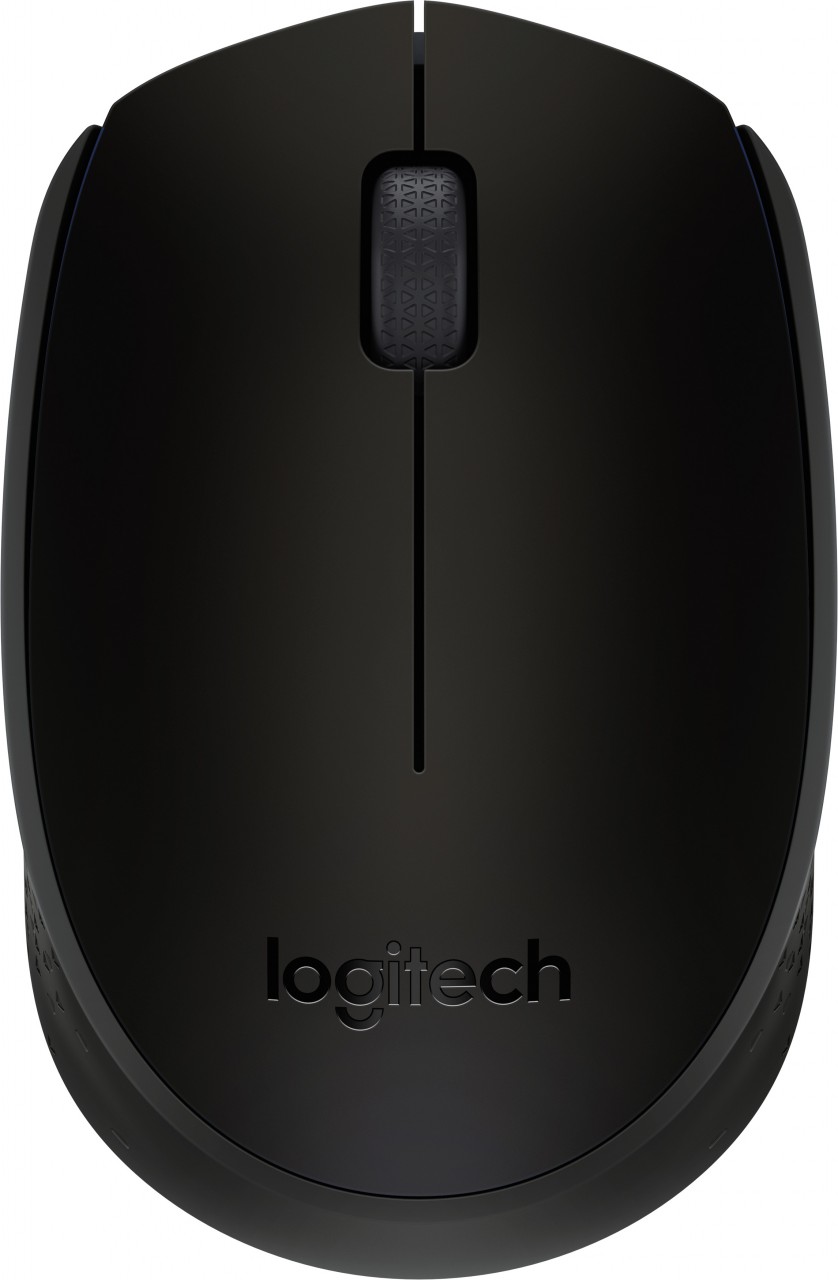 Logitech Maus B170, Wireless, schwarz Optisch, 1000 dpi, 3 Tasten, Business